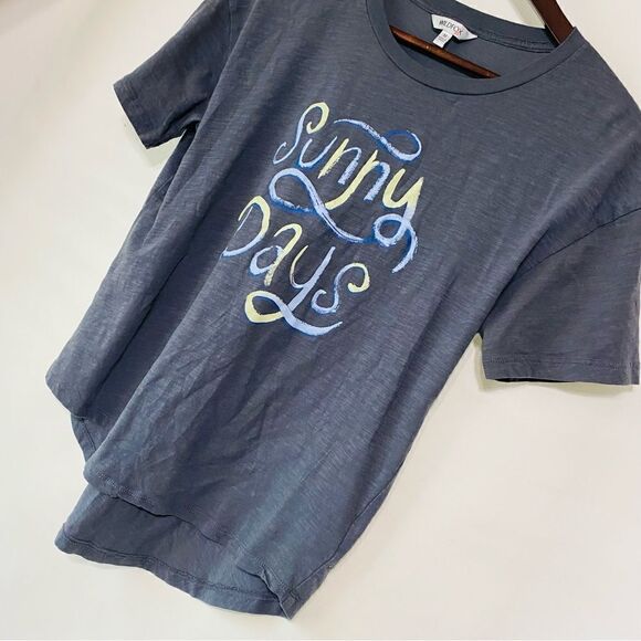 Wildfox "Sunny Days" Graphic Tee Women's Medium Gray Short Sleeve‎ - Picture 5 of 8